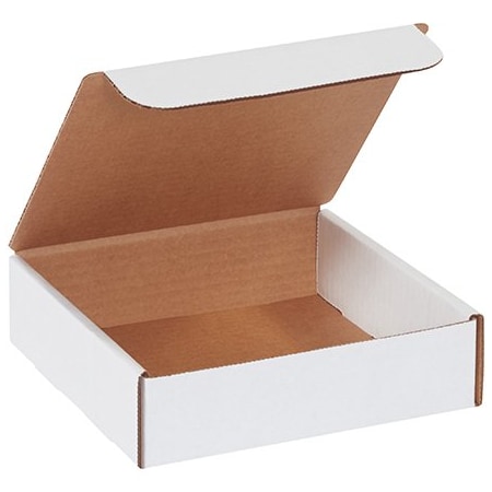Box Packaging Corrugated Literature Mailers, 7L x 7W x 2H, White, PK50 ML772